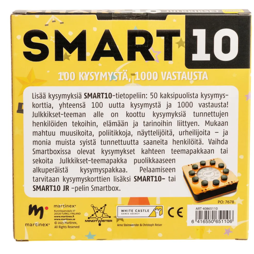 Smart10 kysymykset Julkkikset