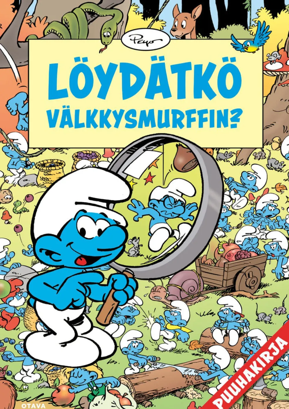 Smurffit - Löydätkö Välkkysmurffin? Puuhakirja