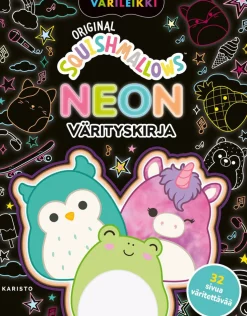 Squishmallows - Neon värityskirja