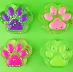 Squishy - puristeltavat kissantassut glitter 9cm