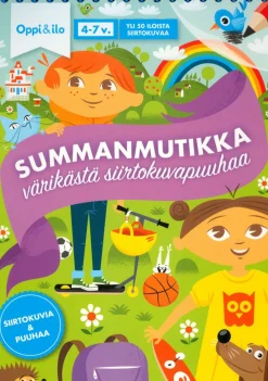 Summanmutikka - värikästä siirtokuvapuuhaa