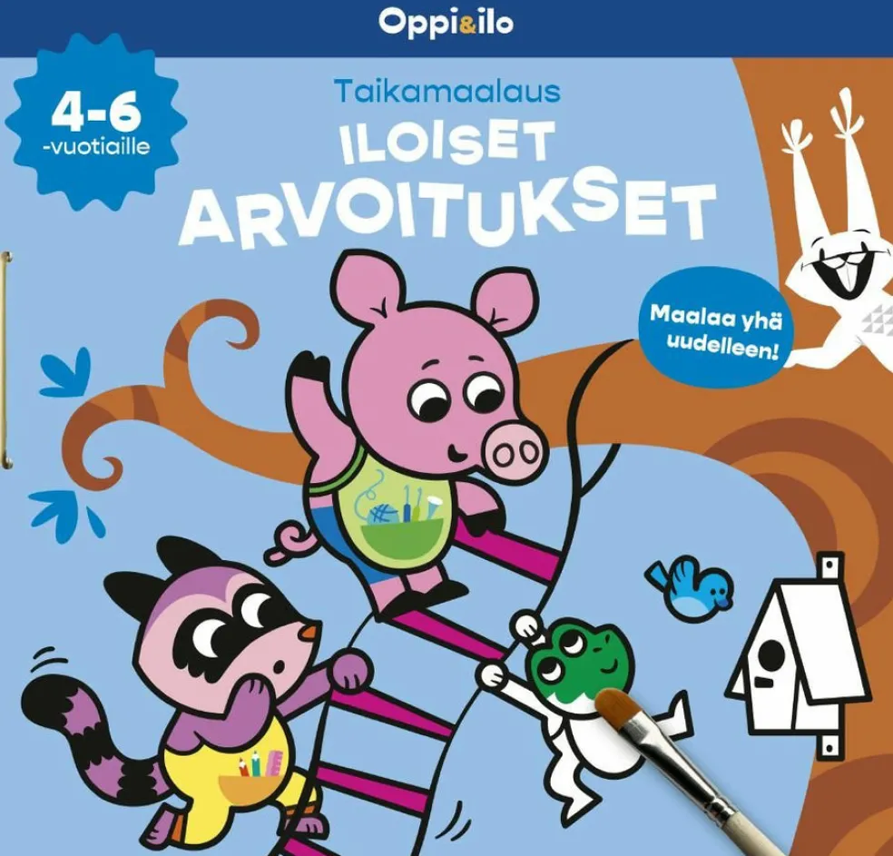 Taikamaalaus iloiset arvoitukset 4-6 v