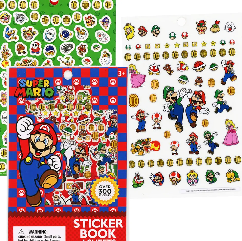 Tarra-lehtiö Super Mario pehmotarrat