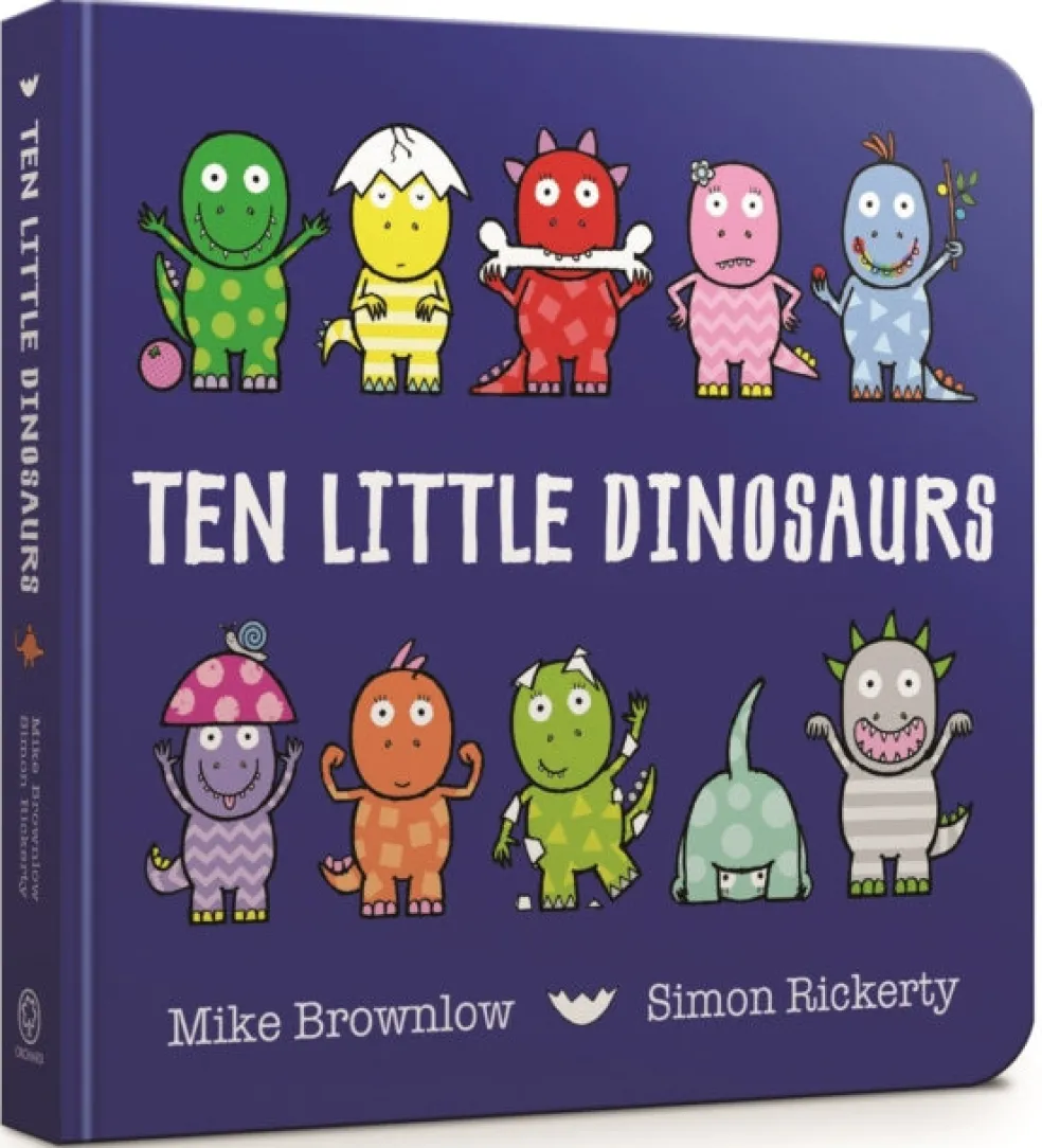Ten Little Dinosaurs Board Book