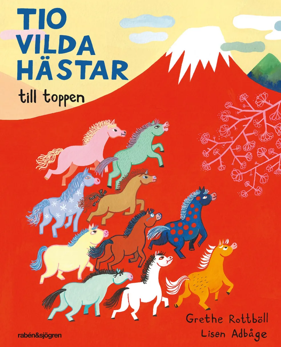 Tio vilda hästar till toppen