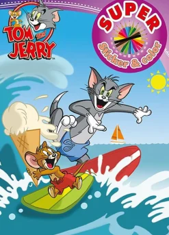 Tom & Jerry Super tarra- ja värityskirja