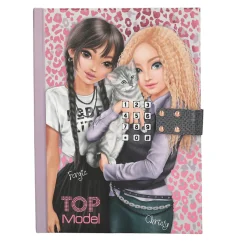 TOPModel Koodillinen & soiva päiväkirja REBEL KITTY