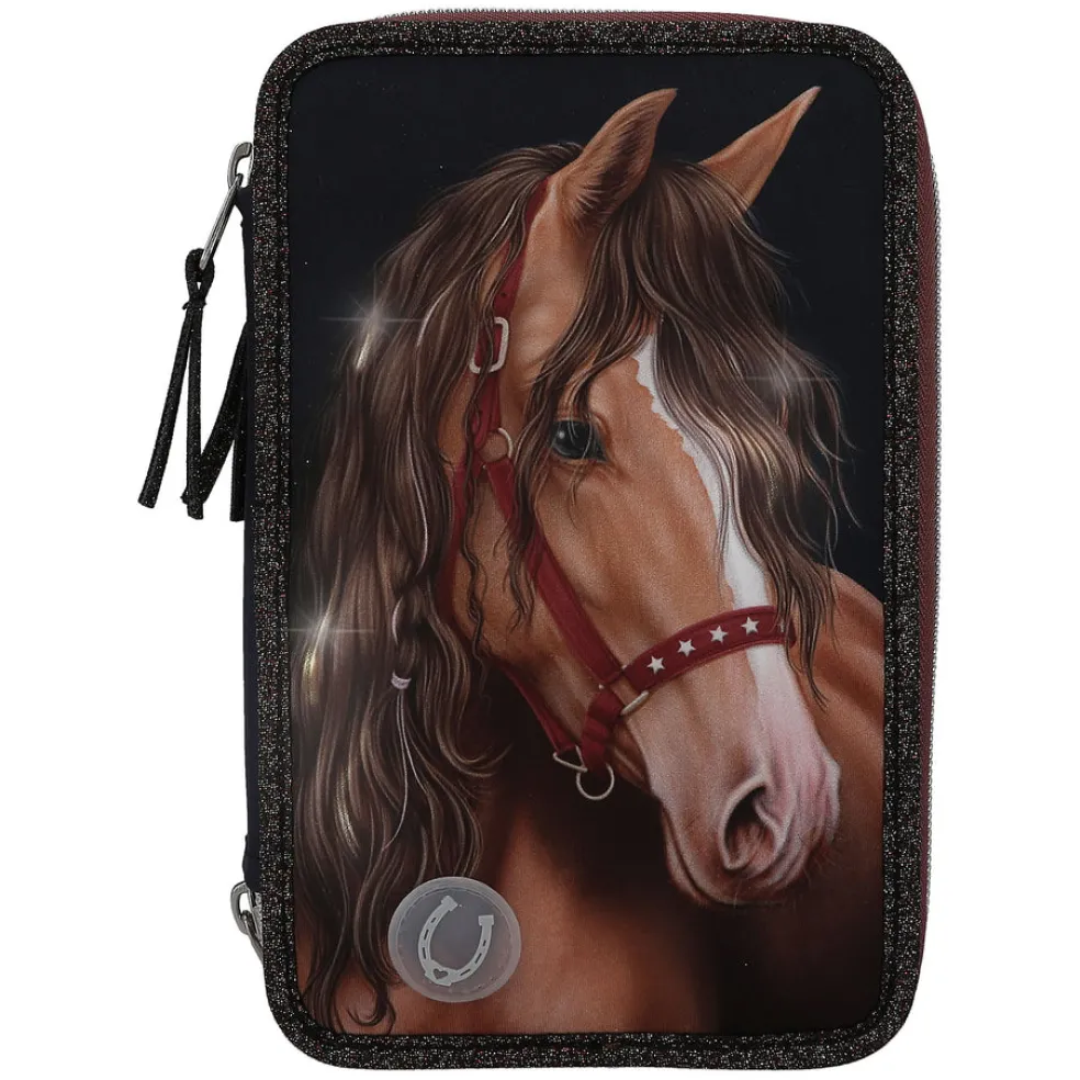 Triplapenaali valolla Miss Melody Glitter Horse