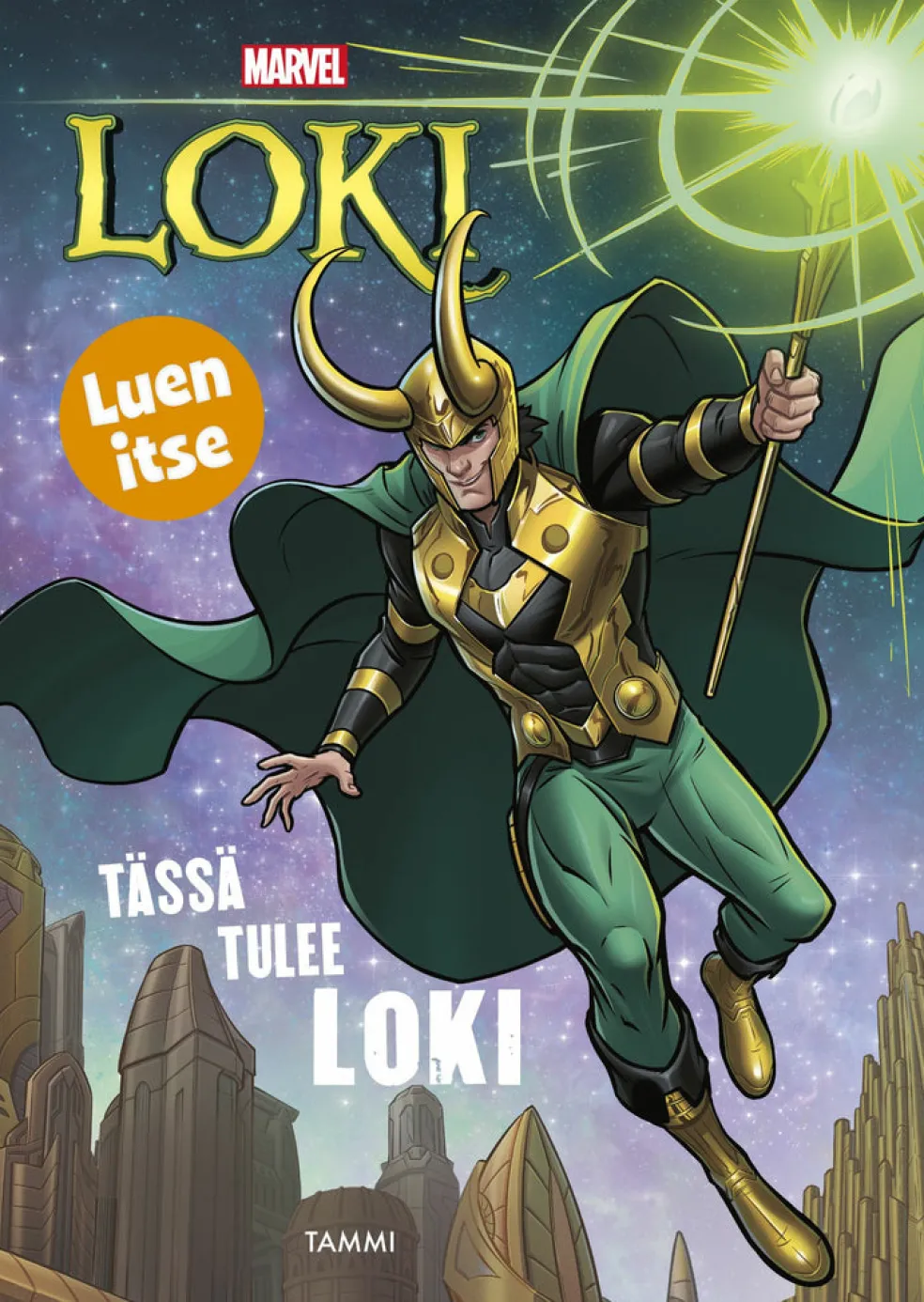 Tässä tulee Loki. Luen itse