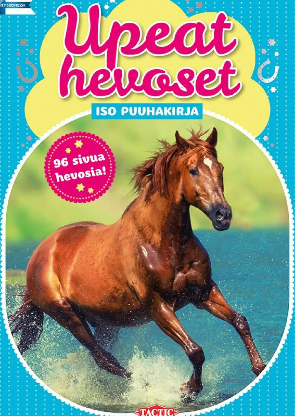Upeat hevoset iso puuhakirja