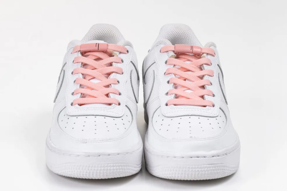 Venyvät kengännauhat EEZYBEEZY, peach