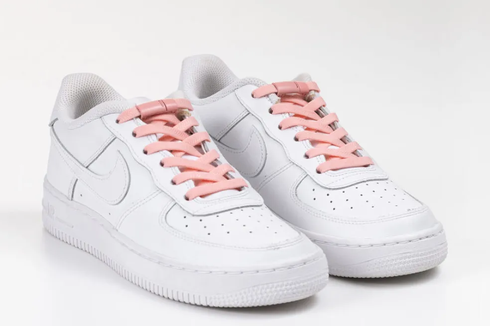 Venyvät kengännauhat EEZYBEEZY, peach
