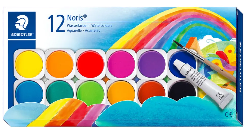 Vesivärit 12 kpl Staedtler Noris