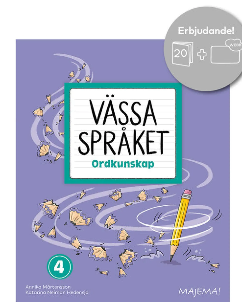 Vässa språket ordkunskap åk 4 paket (1835kr)